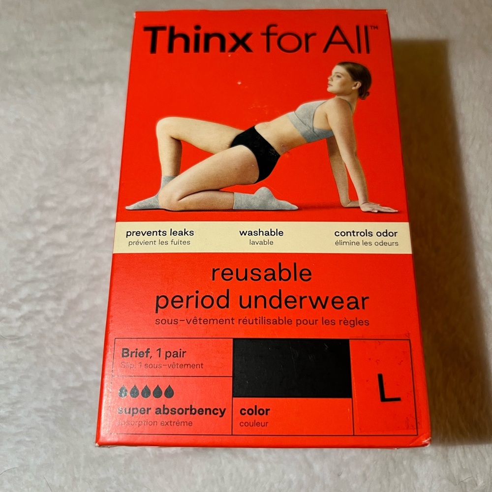 Black Reusable Period Underwear